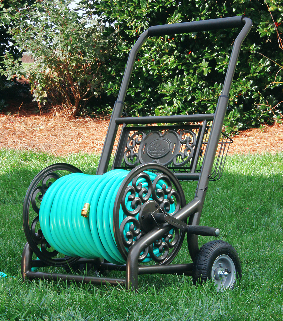 301 DECORATIVE TWO WHEEL HOSE CART